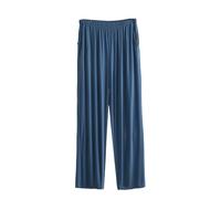 Generisch Pantalon de loisirs baggy droit pour homme - En modal - Couleur unie - Grande taille - Pantalon de yoga - Pantalon d'extérieur pour homme - Pantalon d'intérieur léger et fin - Pour le