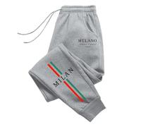 Generisch Pantalon de loisirs moderne pour homme avec stretch pour le quotidien comme chino classique dans une coupe confortable et un design léger, gris, M