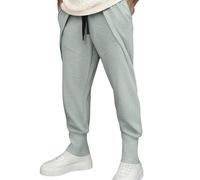 Generisch Pantalon de loisirs polyvalent : pantalon de jogging saisonnier confortable avec coupe ample pour tous les jours pour un style moderne, gris, XL
