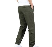 Generisch Pantalon de loisirs pour homme - Coupe ajustée - Couleur unie - Coton confortable - Pantalon d'affaires - Pantalon d'extérieur pour homme - Pantalon de survêtement long - Pantalon de sport