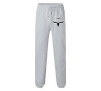 Generisch Pantalon de loisirs tendance pour homme avec motif imprimé, idéal au quotidien, coupe large, confortable, pantalon d'hiver polyvalent, matériau doux pour un résultat ultime, Gris clair., XL
