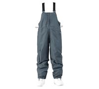 Generisch Pantalon de neige pour femme - Grandes tailles - Salopette pour femme - Imperméable - Avec sangle réglable - Pantalon de snowboard - Pantalon softshell chaud - Coupe-vent - Pantalon