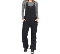 Generisch Pantalon de neige pour femme - Imperméable - Salopette chaude - Pantalon de snowboard - Pantalon d'extérieur décontracté - Confortable - Avec bavette amovible - Vêtement de ski - Salopette