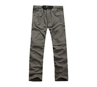 Generisch Pantalon de randonnée extensible pour homme - Léger - Pour l'extérieur, kaki, XXL