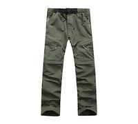 Generisch Pantalon de randonnée extensible pour homme - Léger - Pour l'extérieur, vert, XXL