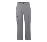 Generisch Pantalon de randonnée pour homme - Imperméable - Softshell | Pantalon cargo pour homme - Long - Pour la vie quotidienne - Pantalon de travail léger - Pantalon de trekking élastique