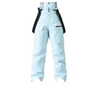 Generisch Pantalon de ski pour homme - Doublé - Pantalon de snowboard - Bretelles réglables - Salopette de neige - Coupe-vent - Chaud - Pantalon d'hiver sportif confortable - Pantalon d'extérieur