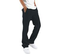 Generisch Pantalon de trekking long pour homme - Léger - Pantalon de randonnée - Grandes tailles - Pantalon d'escalade - Léger et respirant - Couleur unie - Pantalon de travail classique - Pantalon