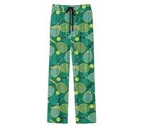 Generisch Pantalon décontracté 2026 avec imprimé intégral, doux, adapté à un usage quotidien, taille élastique, confortable, tendance, style urbain, léger, polyvalent., vert, L