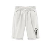 Generisch Pantalon décontracté pour enfant avec taille élastique pour vêtements d'extérieur fins, idéal pour jouer, apprendre au printemps, coupe confortable pour un usage quotidien, Blanc., 130