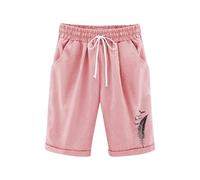 Generisch Pantalon décontracté pour enfant avec taille élastique pour vêtements d'extérieur fins, idéal pour jouer, apprendre au printemps, coupe confortable pour un usage quotidien, Rose, 120
