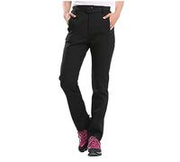 Generisch Pantalon softshell imperméable pour femme : pantalon thermique d'extérieur pour femme, pantalon de randonnée d'hiver doublé en polaire, pantalon de trekking, avec poches, coupe-vent,
