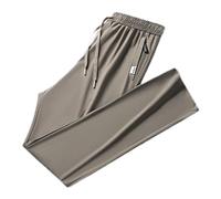 Generisch Pantalon stretch à séchage rapide pour homme, décontracté, unisexe, avec taille élastique, cordon de serrage, pour un usage quotidien actif, kaki, 4XL