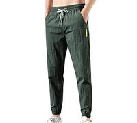Generisch Pantalon tendance pour homme grande taille avec pieds liés comme survêtement décontracté pour les activités de loisirs confortables, détente sportive par tous les temps, vert, 3XL