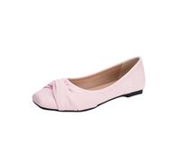 Generisch Pantoufles décontractées avec nœud tendance, chaussures plates, confortables, respirantes, idéales pour tout le monde, Rose, 39 EU