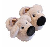 Generisch Pantoufles d'hiver pour enfants et filles - Doux et confortables - Avec semelle pour la première marche - Avec fond antidérapant - Chaussons doux pour enfants de 2 à 4 ans, 03 blanc., 25 EU