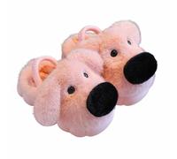 Generisch Pantoufles d'hiver pour enfants et filles - Doux et confortables - Avec semelle pour la première marche - Avec fond antidérapant - Chaussons doux pour enfants de 2 à 4 ans, 02 rose., 27 EU