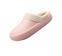Generisch Pantoufles d'hiver pour homme et femme, douces et confortables, réchauffent vos pieds en hiver. Chaussures de cabane ultra légères pour femme Semelle antidérapante Comfy Crew Pantoufles