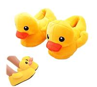 Generisch Pantoufles en forme de canard, adorables chaussons en peluche mignon, pantoufles d'animaux antidérapantes pour l'intérieur, a, 39/42 EU