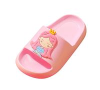 Generisch Pantoufles pour enfants et filles - Pour garçons et filles - Sandales de douche - Antidérapantes - Pour la salle de bain, Rose, 23 EU