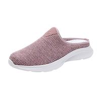 Generisch Pantoufles pour femme avec semelle plantaire, sabots à enfiler, pantoufles d’été respirantes pour l’extérieur, chaussures de jardin confortables, antidérapantes, orthopédiques, sabots légers