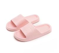 Generisch Pantoufles unisexes douces sur semelle épaisse - Chaussons de bain confortables au design oreiller avec détails de dessin animé - Pantoufles antidérapantes pour salle de bain et maison