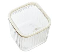 Generisch Papier de bureau - Boîte polyvalente qui permet d'économiser de l'espace | Conteneur transparent compact | Organisateur compact polyvalent pour maquillage | Papier, brosses et bâtons