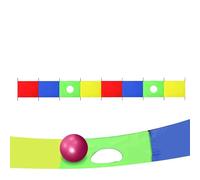 Generisch Parachute de Jeu pour | Parachute de Jeu rectangulaire, Appareil d'entraînement pour activités coopératives en Plein air, Travail d'équipe, Terrain de Gymnastique, Sport