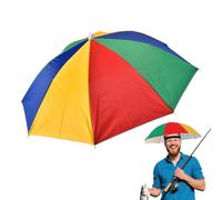 Generisch Parapluie de pêcheur | Protection UV pliable avec bande élastique pour femme, et enfant, extérieur, jardin, pêche, Couleur arc-en- ., Siehe Beschreibung