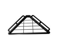 Generisch Passoire triangulaire pour évier d'angle - Peu encombrante | Étagère triangulaire pour évier de cuisine, style maison de campagne, usage quotidien, savon, brosse à ustensiles