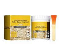 Generisch Peinture dorée pour bois, séchage rapide, brillante, peinture murale, pour peindre, peindre des meubles, , verre, extérieur, argile, pour menuisiers et peintres