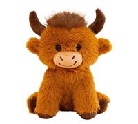 Generisch Peluche - 9,84 pouces PP coton PP peluche vache des hautes terres | 25 cm de boeuf douce pour femmes, hommes, , remise de diplôme, maternelle, école secondaire, collège