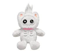 Generisch Peluche chat d'environ 40 cm - Squelette mignonne et douce | Figurines amusantes en peluche comme décoration de table pour enfants, adultes, maison, lit, canapé, table, bibliothèque