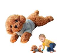 Generisch Peluche - Compagnon apaisant pour l'heure du coucher - Coussin en peluche pour chien, pour canapé, lit, filles, frères et sœurs, amis des animaux de compagnie et adolescents