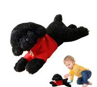 Generisch Peluche - Compagnon doux et douillet pour l'heure de la nuit et du coucher, chiot en peluche comme doudou - Pour canapé, lit, filles, frères et sœurs, amis des animaux de compagnie et