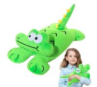 Generisch Peluche Crocodile - Coussin Doux - 48 cm de Long - Jouet pour et Filles - pour Noël, Anniversaire, fête, lit, Voyage, Voiture, Salon, canapé