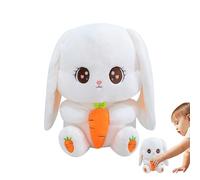 Generisch Peluche de 30 cm douce et douillette, pour décoration de salon, à gros lapin, avec un radi, pour anniversaire, garçon et fille, chambre à coucher, appartement
