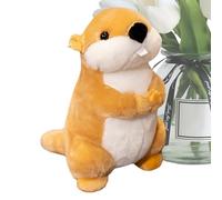 Generisch Peluche de marmotte - Peluche Douillette pour - Fourrure Douce - Finitions soignées - Parfait pour câliner, s'endormir, Jouer, pour Les Filles et Les Amis des Animaux