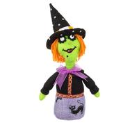 Generisch Peluche décorative d'halloween - de sorcière au Look - Sorcière, Squelette et Design fabriqués à la Main Qui se distingue par Un Aspect de Dessin animé enchanteur et Une Combinaison