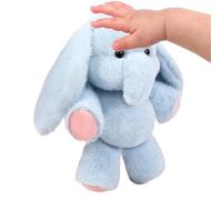 Generisch Peluche éléphant en peluche douce et mignonne pour chambre d'enfant, maison, café, librairie, bureau, canapé et lit