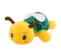 Generisch Peluche en forme de tortue, douce comme boîte à musique et coussin décoratif, coussin douillet, décoration d'intérieur mignonne pour lit, salon et voyage