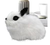 Generisch Peluche lapin - Figurine en peluche douce pour décoration de table - Modèle de collection pour canapé, lit, salon, chambre à coucher