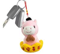 Generisch Peluche - Pendentif - Décoration d'animal de fête du printemps - Figurine du Nouvel An chinois - Pour filles - Sac à dos - Vacances - Sac d'anniversaire