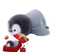 Generisch Peluche Pingouin, Adorable Doudou en Peluche Douce - Pingouin couché comme Doudou Doux - pour Filles pour canapé, lit, Maison, Chambre d'enfant, Voiture, Anniversaire et