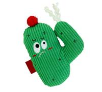 Generisch Peluche pour dents de chat, cactus - Résistante aux morsures - En peluche - Son sûr - Pour l'entraînement en intérieur et le jeu à domicile