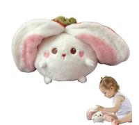 Generisch Peluche réversible Persimmon - Poupée remplie - Coussin en peluche animale - Cadeau d'anniversaire pour enfants et filles - Cadeau de naissance