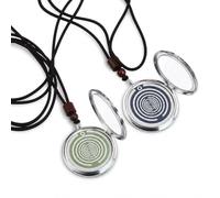 Generisch Pendentif D'antenne À Champ Magnétique 2 Pièces | Disque Polarisé 30 Mm À L'intérieur, Collier D'équilibre Énergétique, Conception À Couvercle Ouvrable