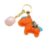 Generisch Pendentif de portefeuille - Nouveauté Petit Compact - Figurine animale comme porte-clés pour le sac | Pour adolescents et adolescents ainsi que mari, fils, fille, famille et, Orange, Siehe