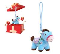 Generisch Pendentif de sac | Ornement décoratif en peluche mignon, année du s en peluche 2026 Nouvel An | pour sac à dos ami fille femme voiture Saint-Valentin Noël, bleu, Siehe
