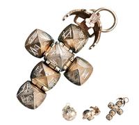 Generisch Pendentif en forme de croix à boule pliable Unisexe Mystique Bijoux Mécanique Design Collier Fraternité Amitié Voyage Anniversaire Cadeau